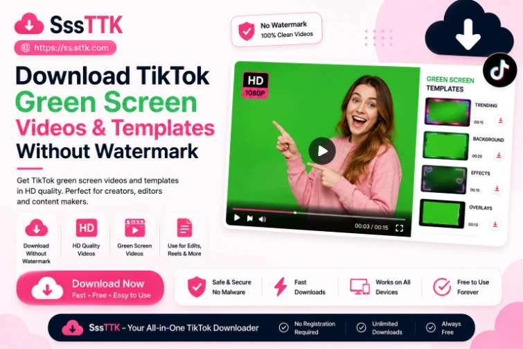 Download TikTok Green Screen Videos & Templates Without Watermark