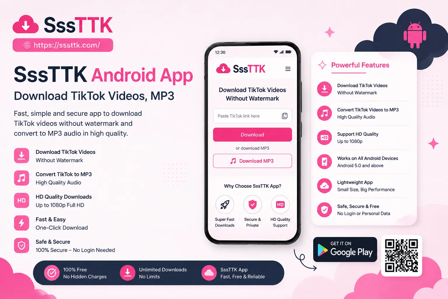 SssTTK Android App – Download TikTok Videos and Mp3